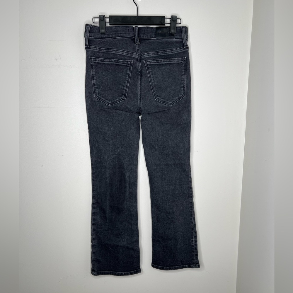 Madewell Women's Black Flare Jeans Cali Demi Boot 27 High Rise - Picture 2 of 9